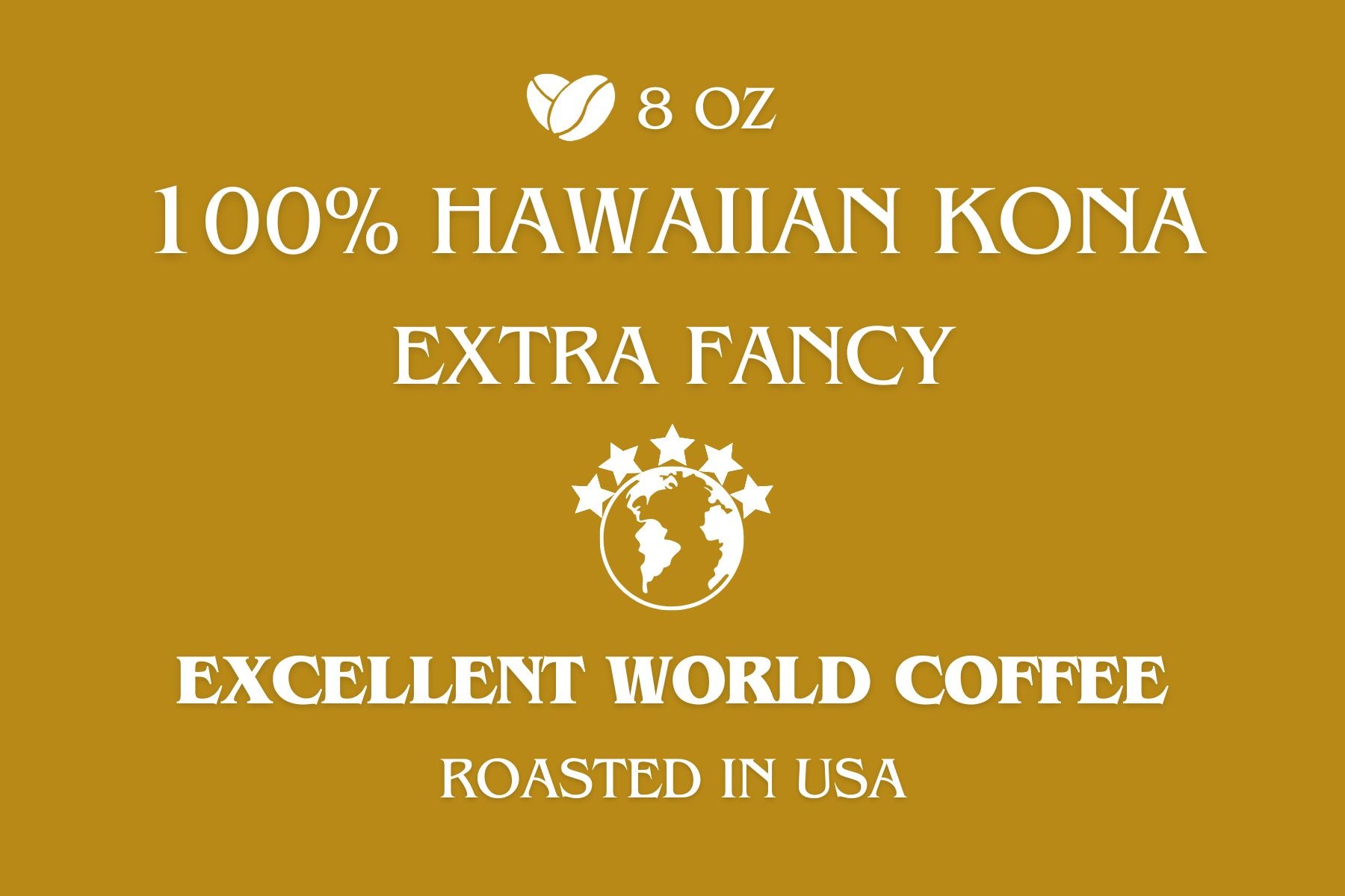 100% 하와이안 코나 Extra Fancy 원두커피 (Whole Bean)