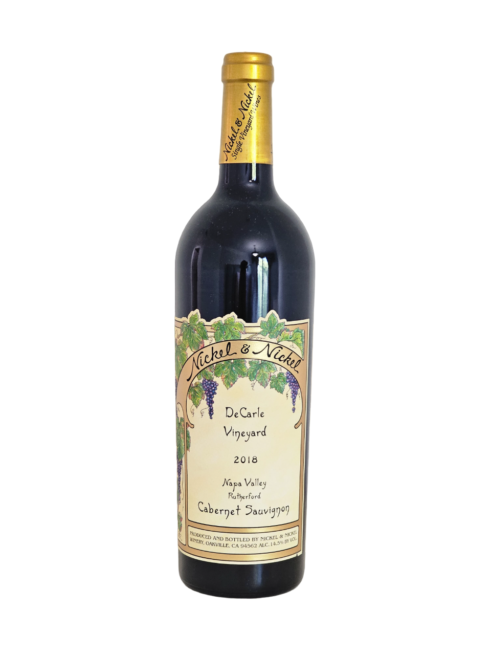 2018 Nickel & Nickel DeCarle Vineyard Cabernet Sauvignon