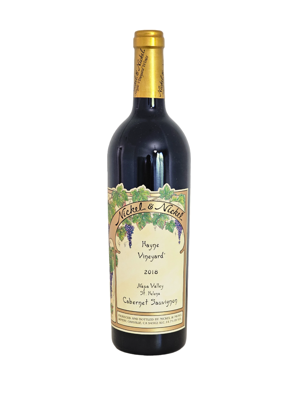 2018 Nickel & Nickel Hayne Vineyard Cabernet Sauvignon