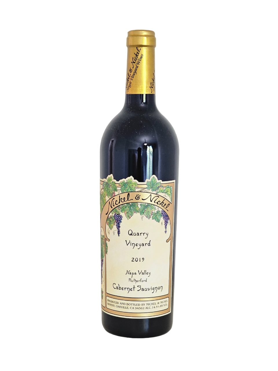 2019 Nickel & Nickel Quarry Vineyard Cabernet Sauvignon