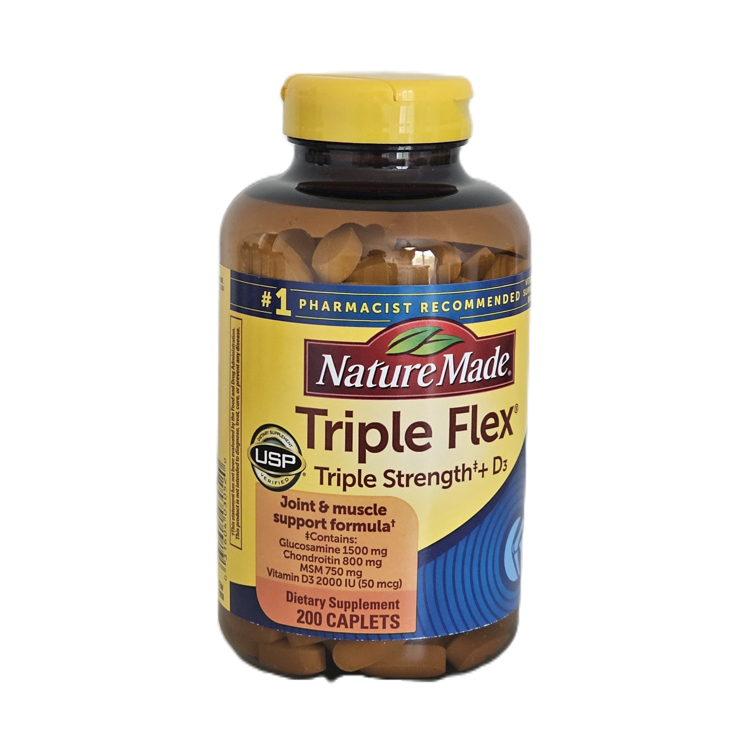 Nature Made Triple Flex + Vitamin D3 200 Caplets