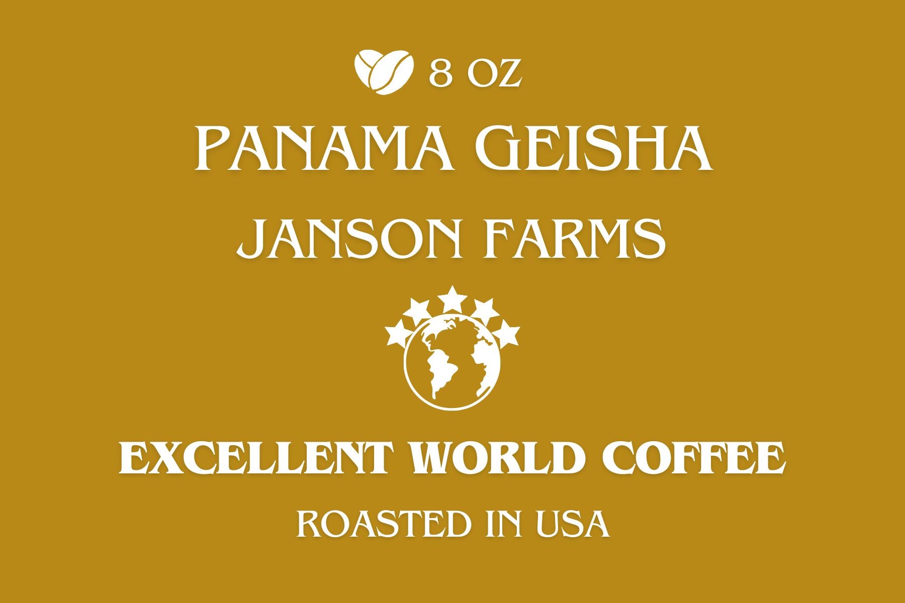 파나마 게이샤 Janson Farms 원두커피 (Whole Bean)
