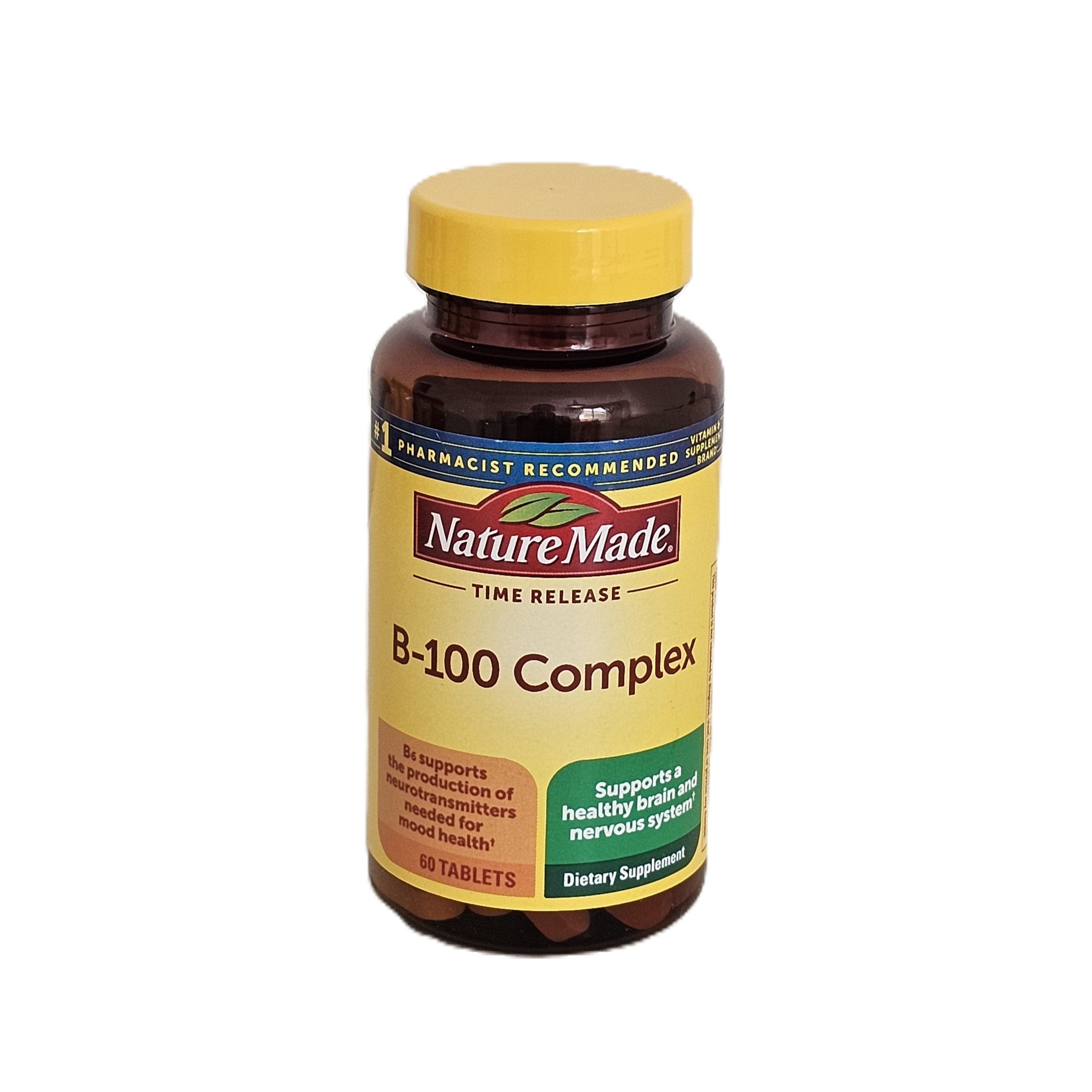 Nature Made Vitamin B-100 Complex Time Release 60 Tablets