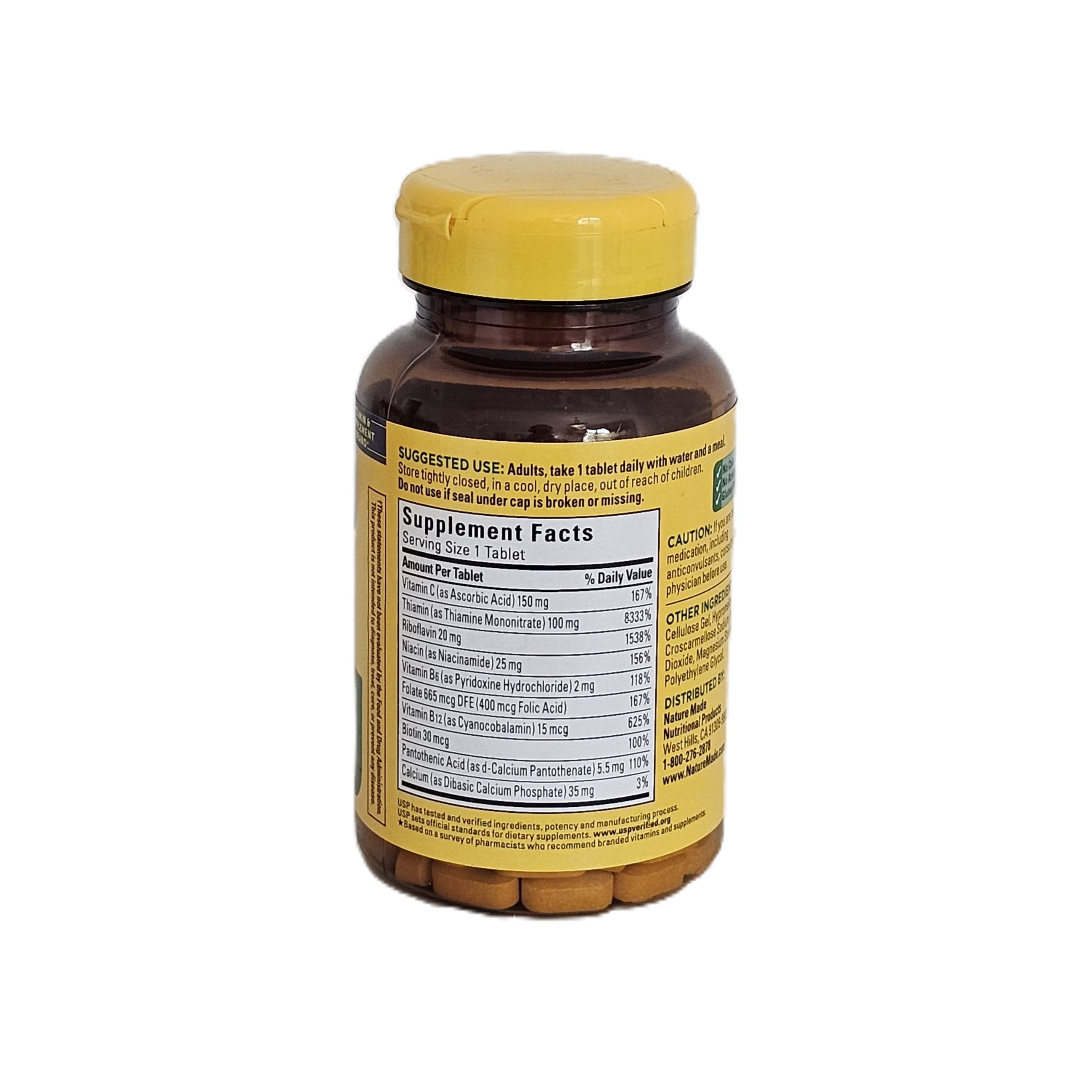 Nature Made Super B-Complex + Vitamin C 140 Tablets
