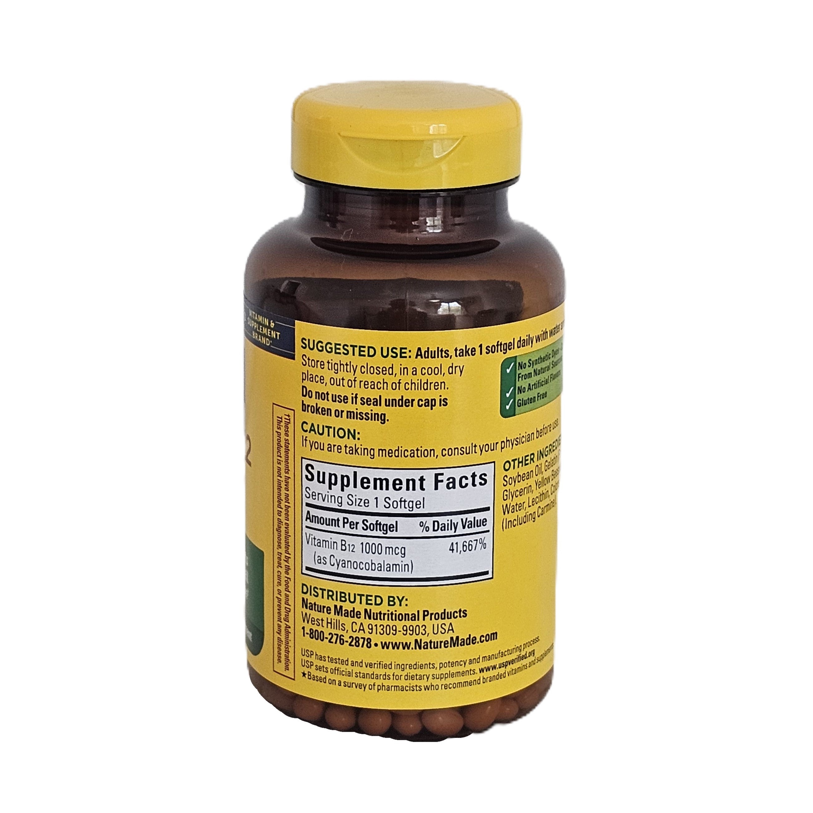 Nature Made Vitamin B12 1000 mcg 400 Softgels