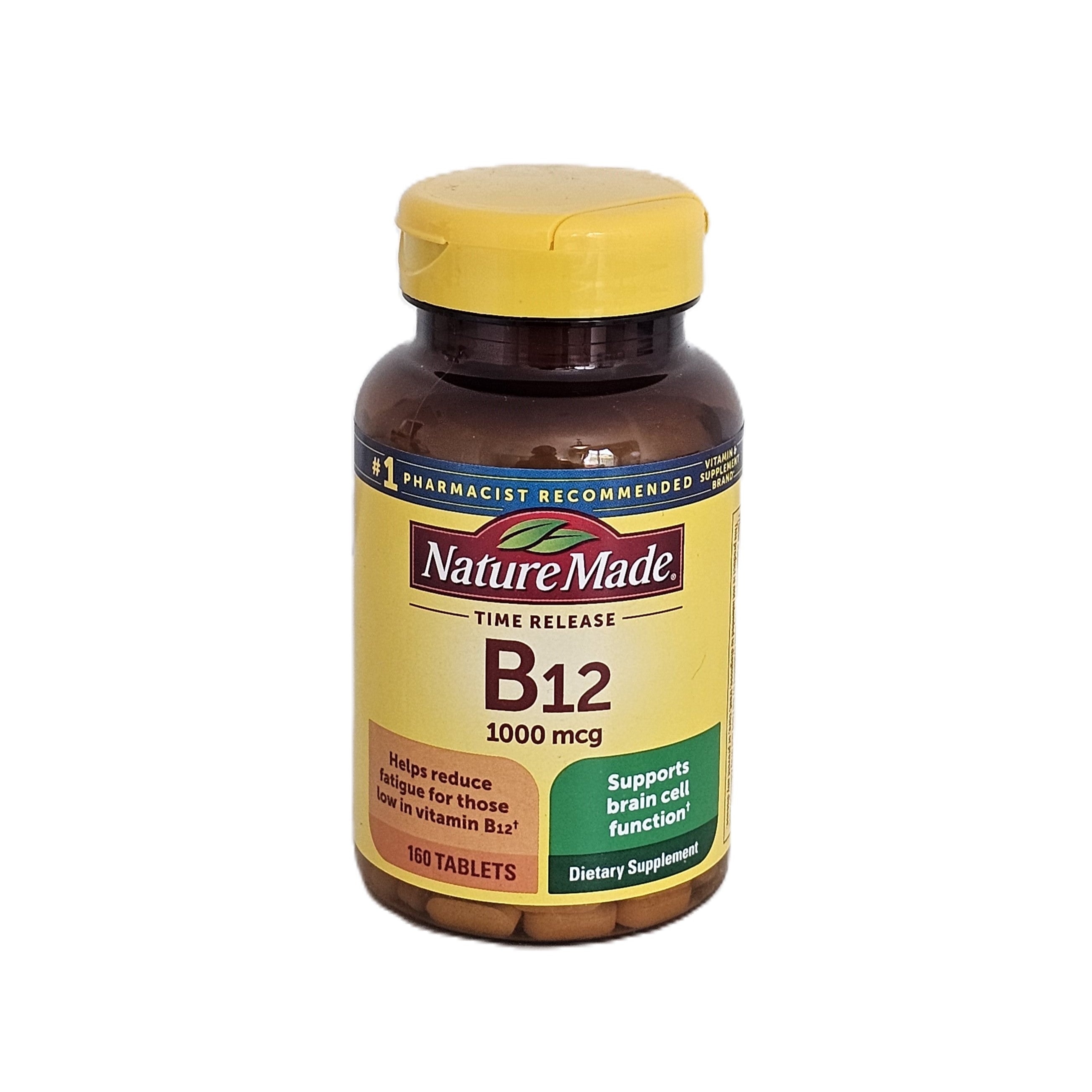 Nature Made Vitamin B12 1000 mcg Time Release 160 Tablets