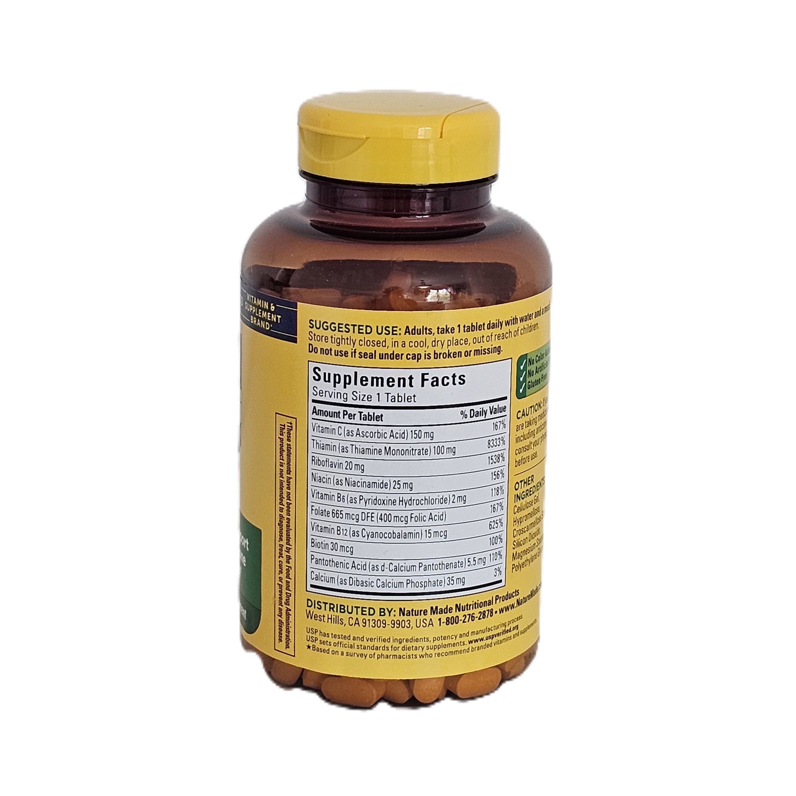 Nature Made Super B-Complex + Vitamin C 460 Tablets