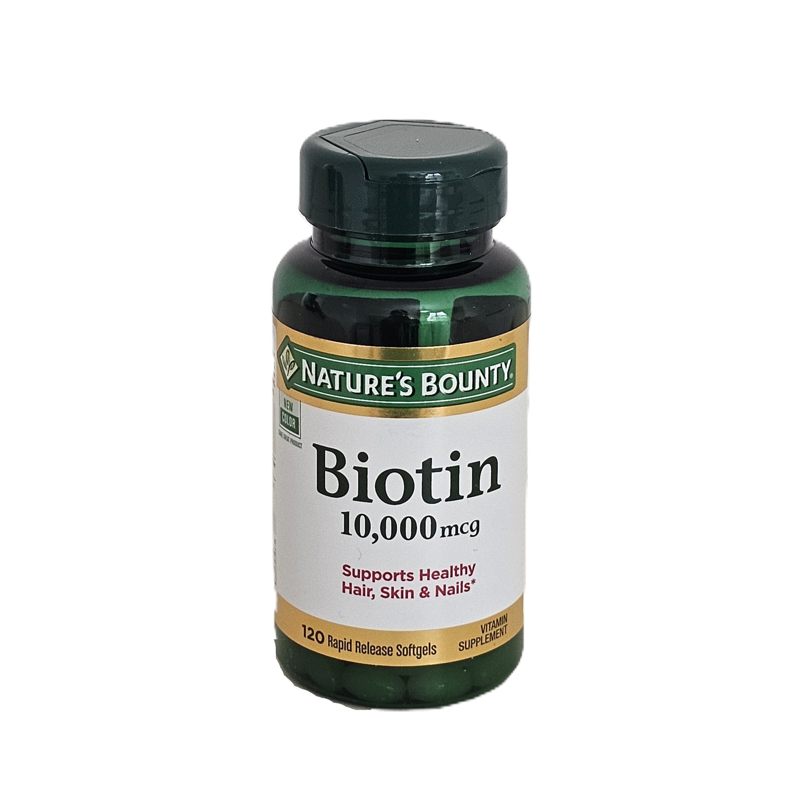 Nature's Bounty Biotin 10,000 mcg 120 Softgels