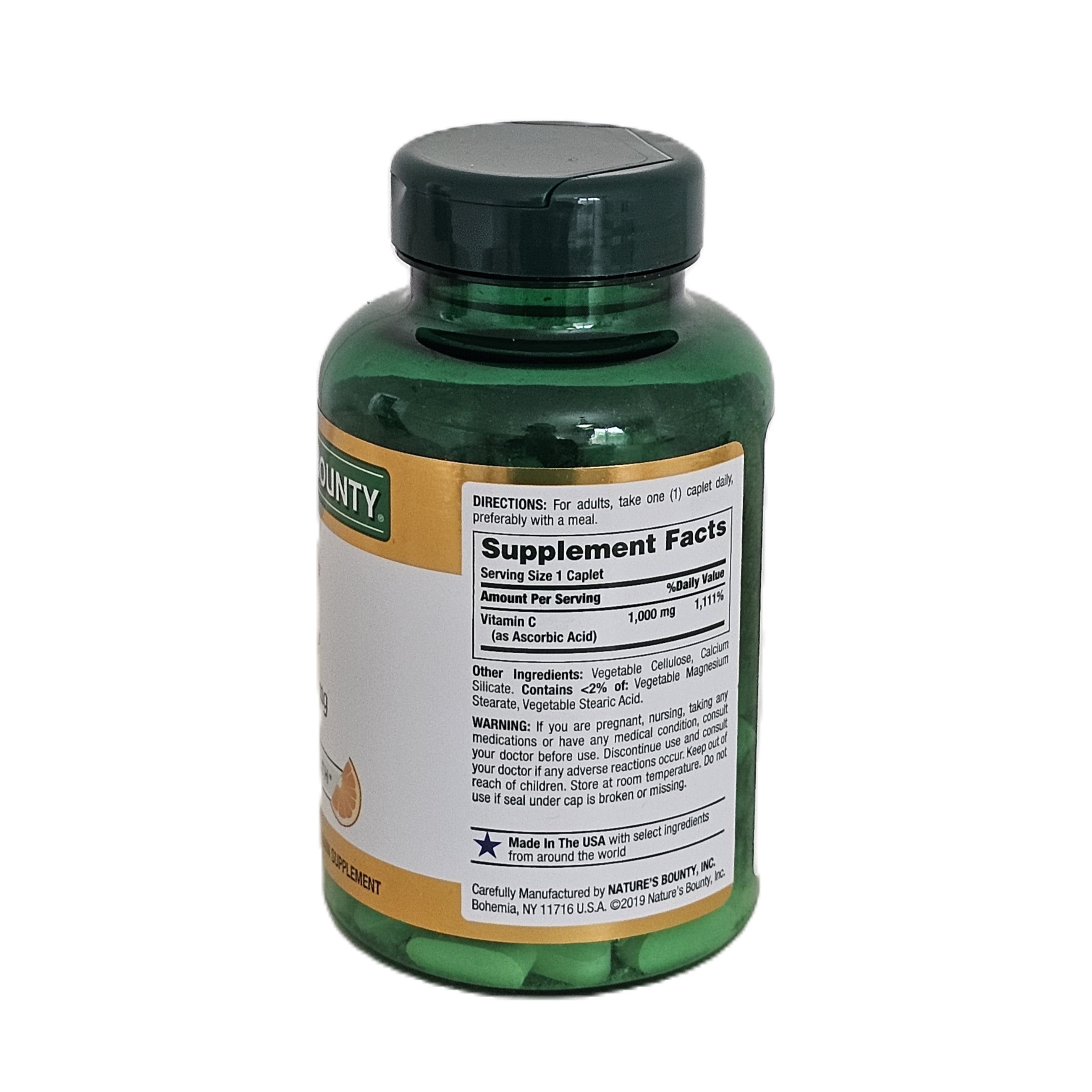 Nature's Bounty Vitamin C 1000 mg 100 Caplets