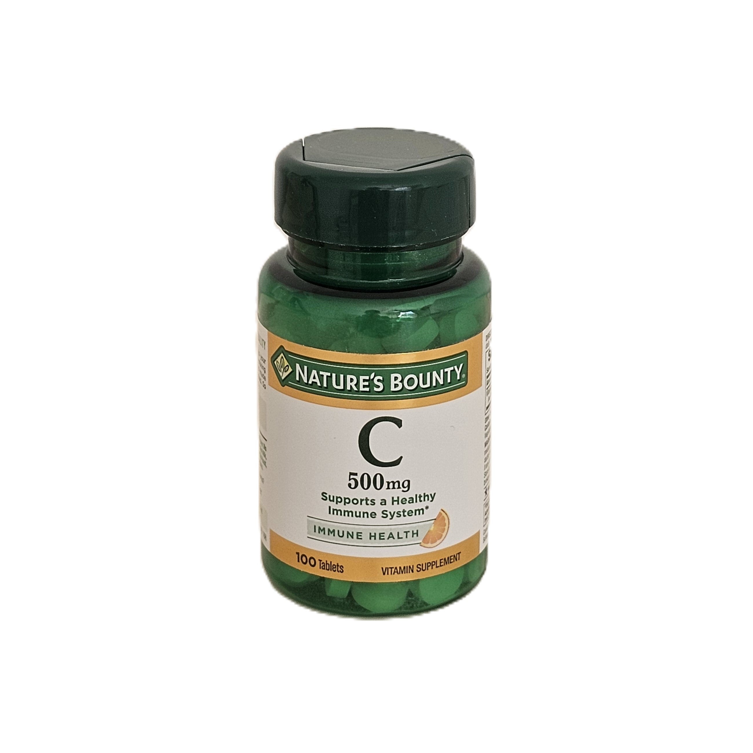 Nature's Bounty Vitamin C 500 mg 100 Tablets
