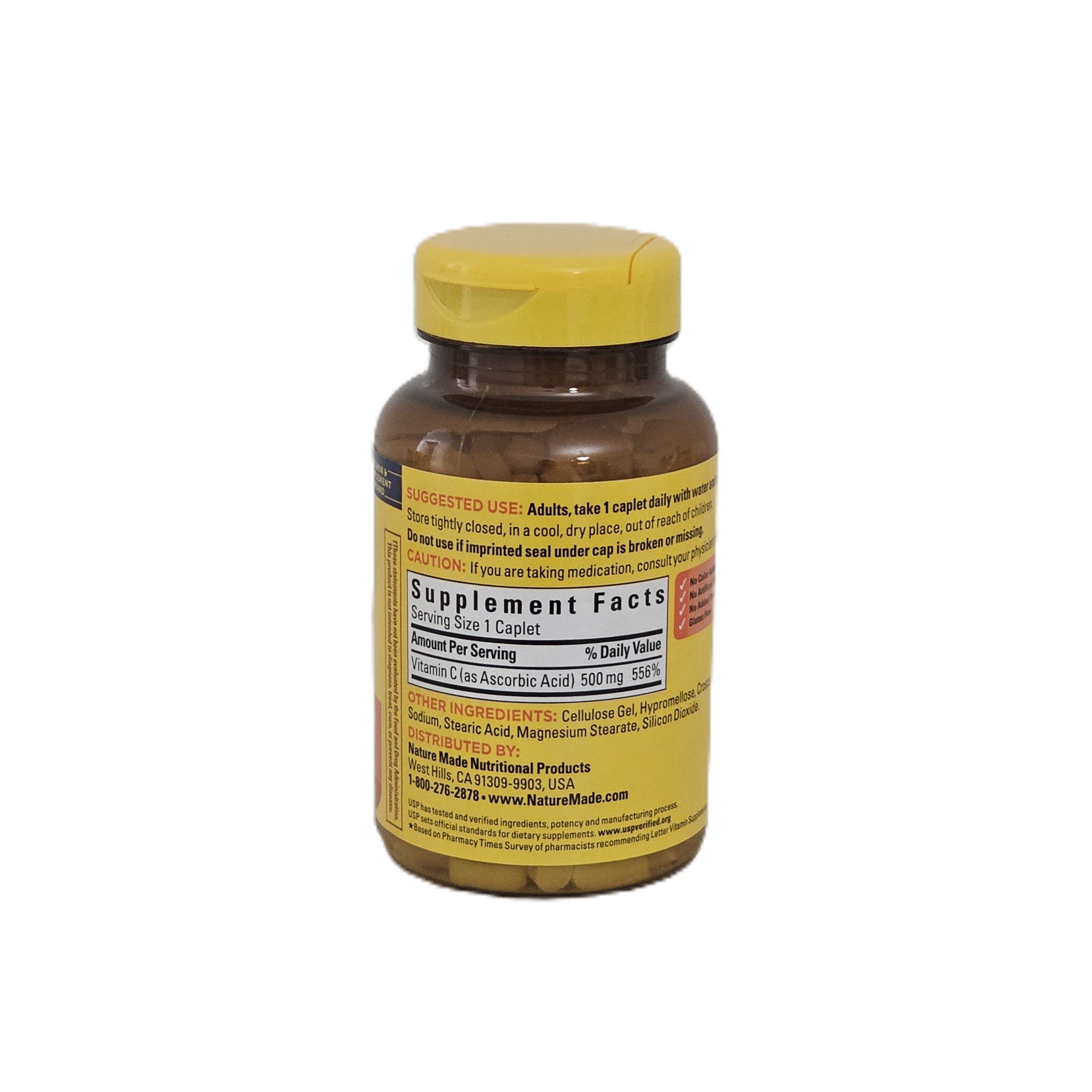 Nature Made Vitamin C 500 mg 250 Caplets