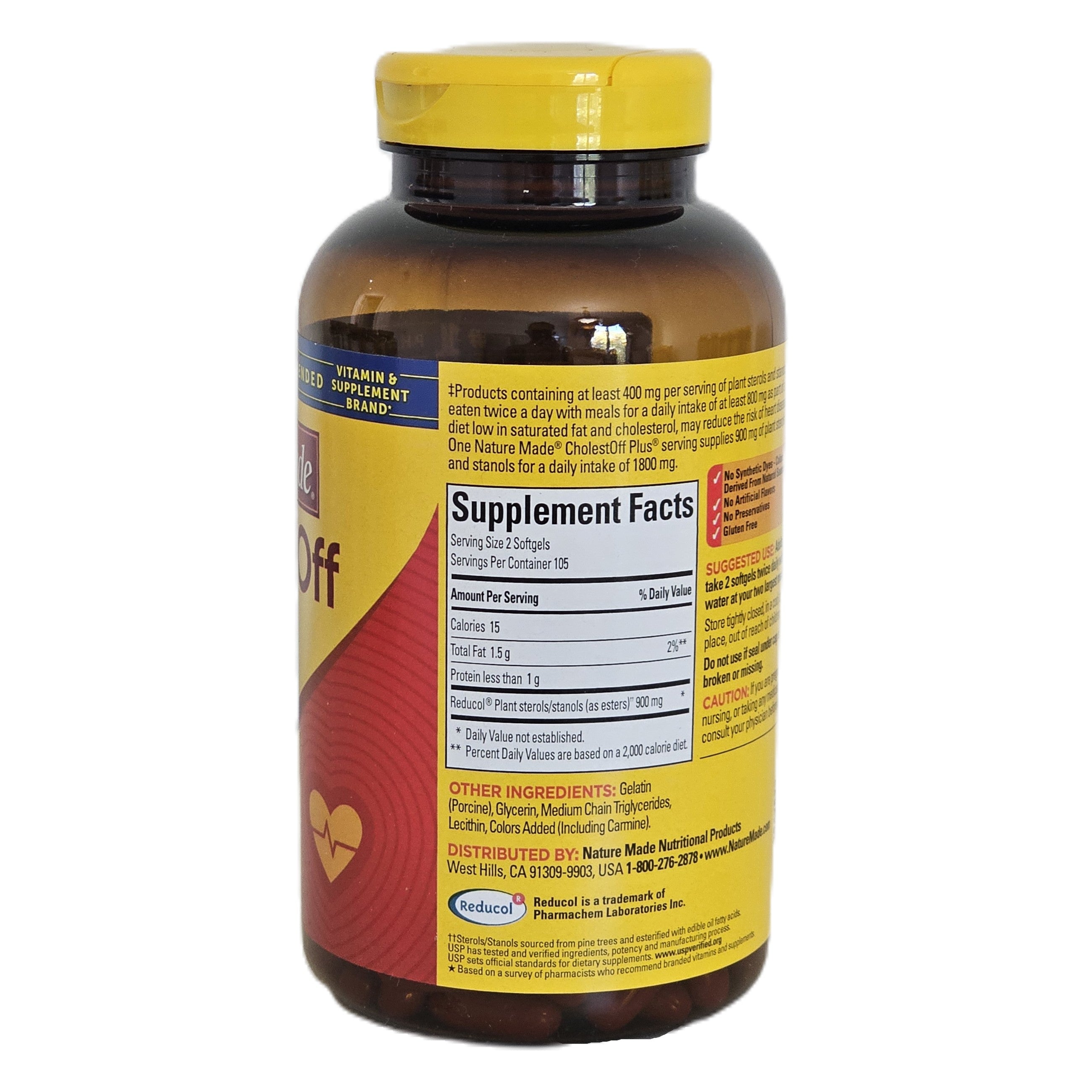 Nature Made CholestOff Plus 210 Softgels