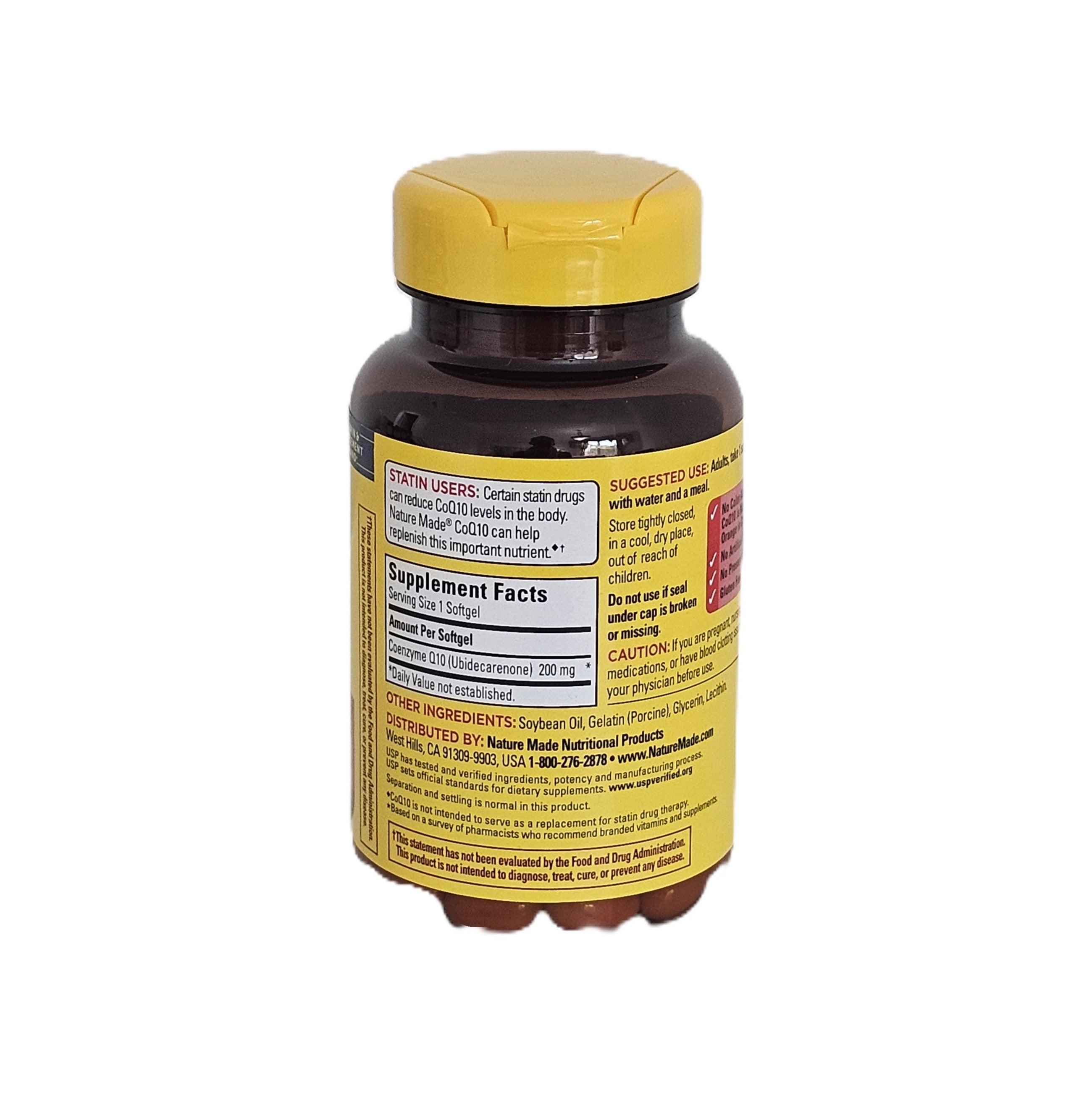 Nature Made CoQ10 200 mg 140 Softgels