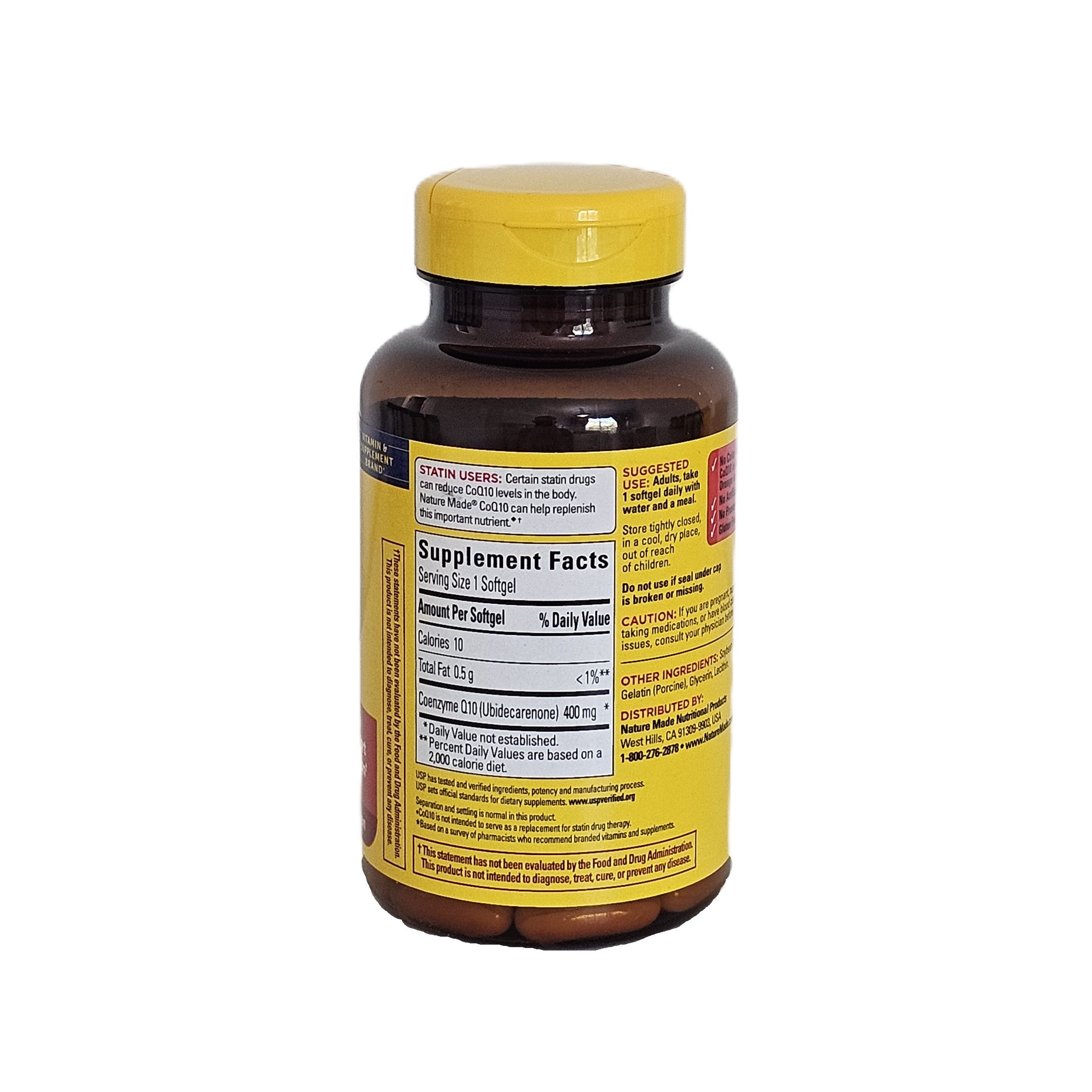 Nature Made CoQ10 400 mg Extra Strength 90 Softgels