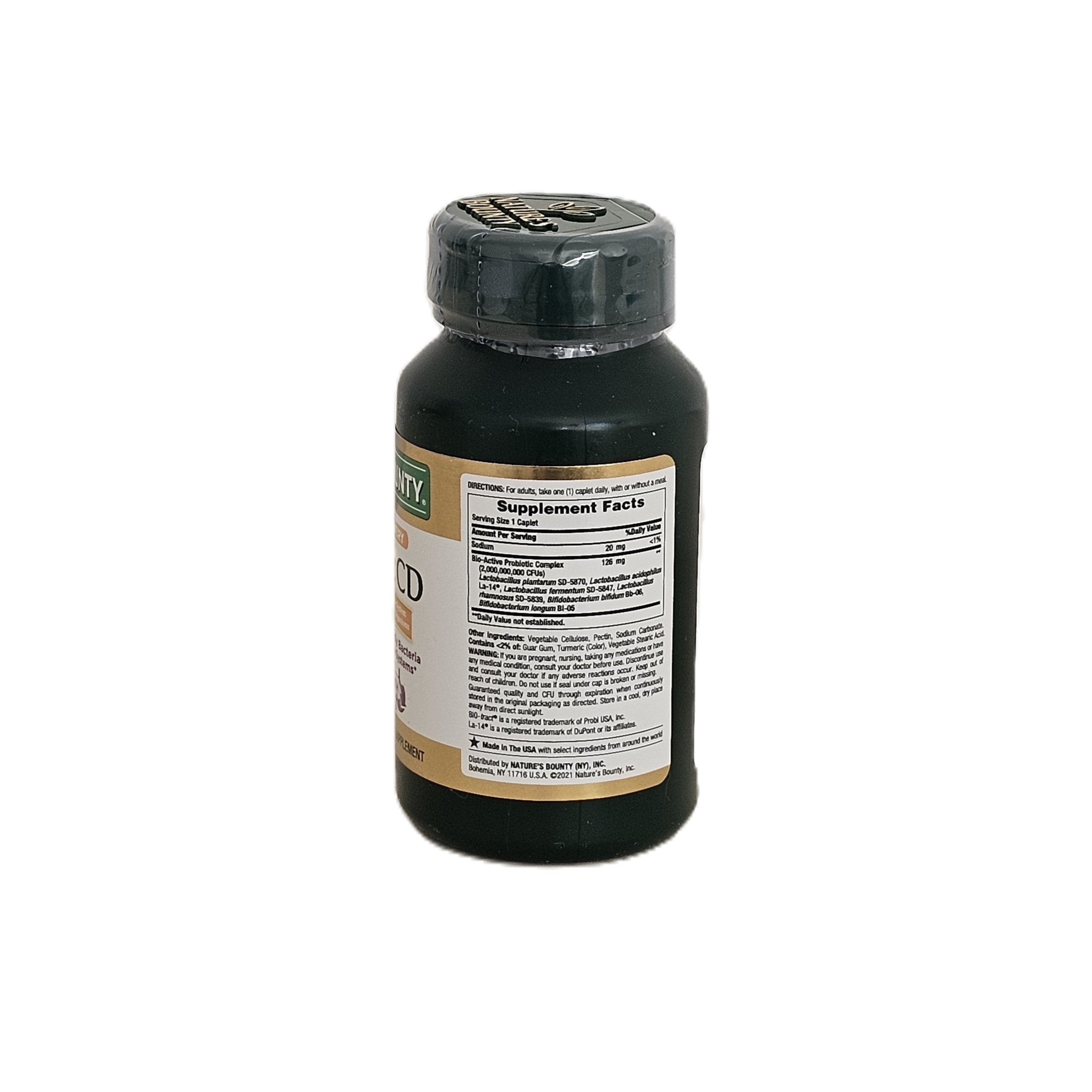 Nature's Bounty Probiotic CD Controlled Delivery 30 Caplets