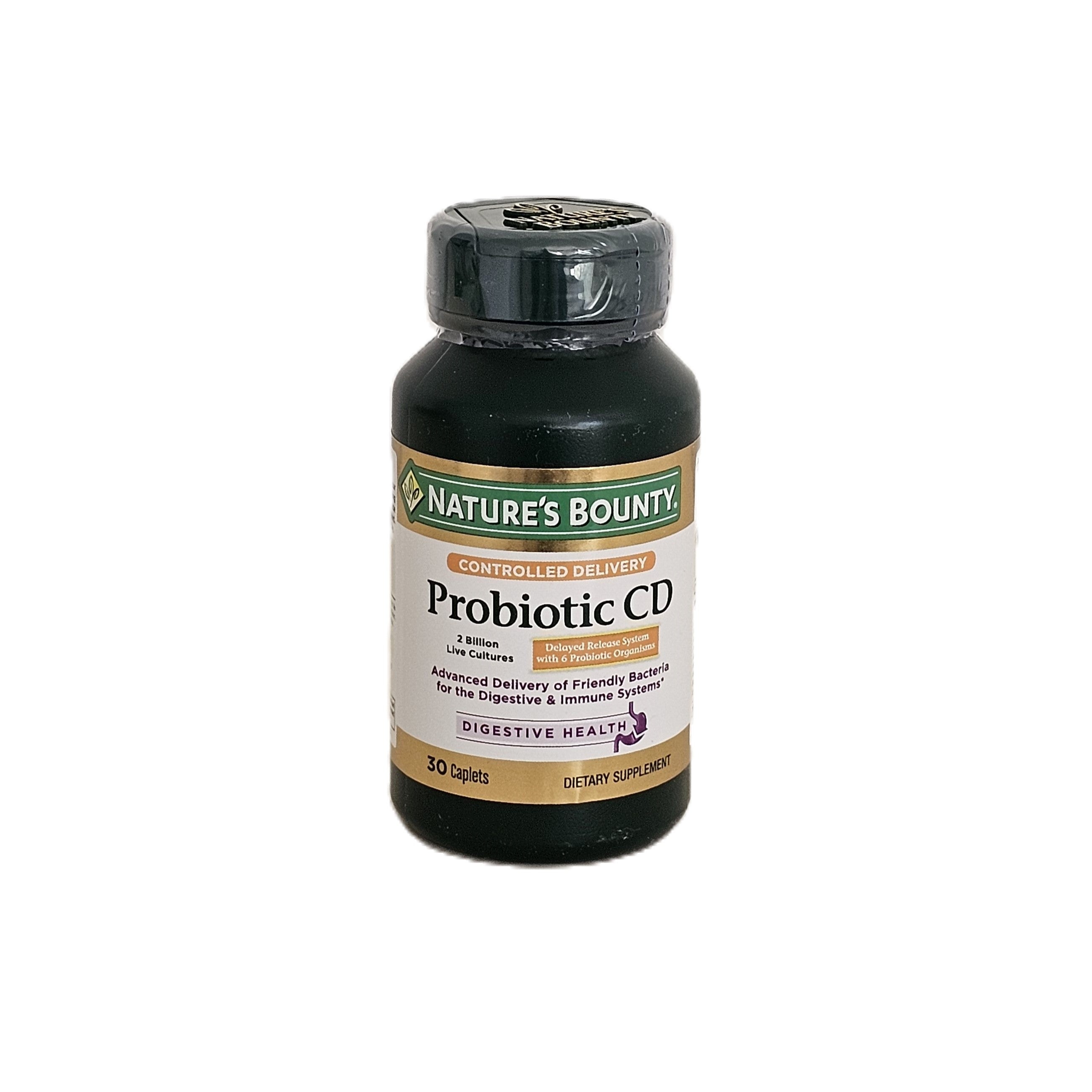 Nature's Bounty Probiotic CD Controlled Delivery 30 Caplets