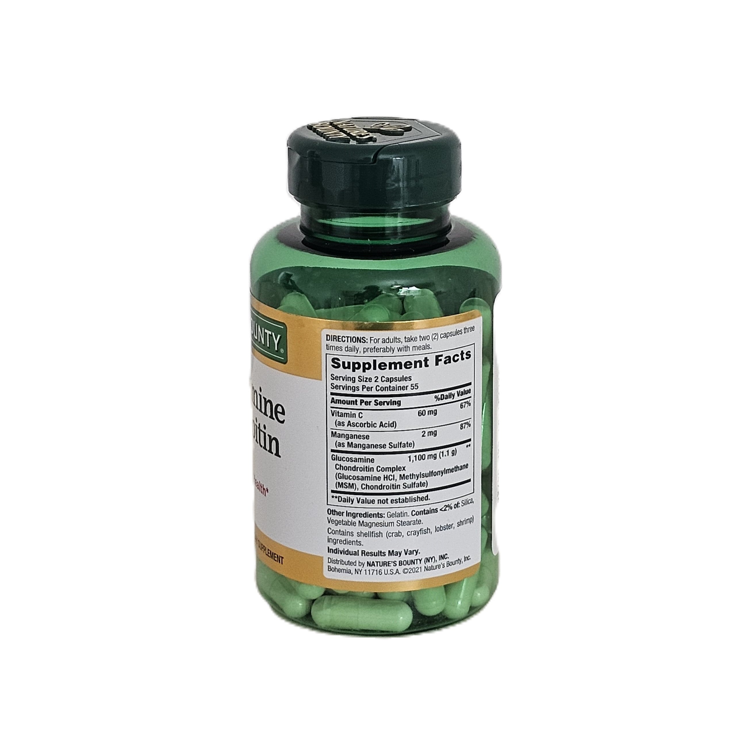 Nature's Bounty Glucosamine Chondroitin 110 Capsules