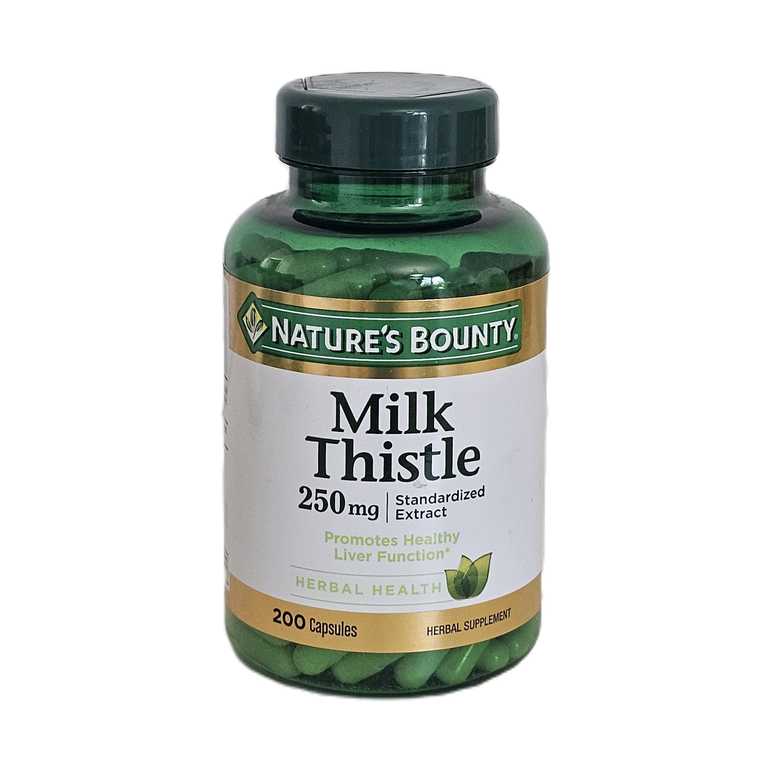 Nature's Bounty Milk Thistle 250 mg 200 Capsules