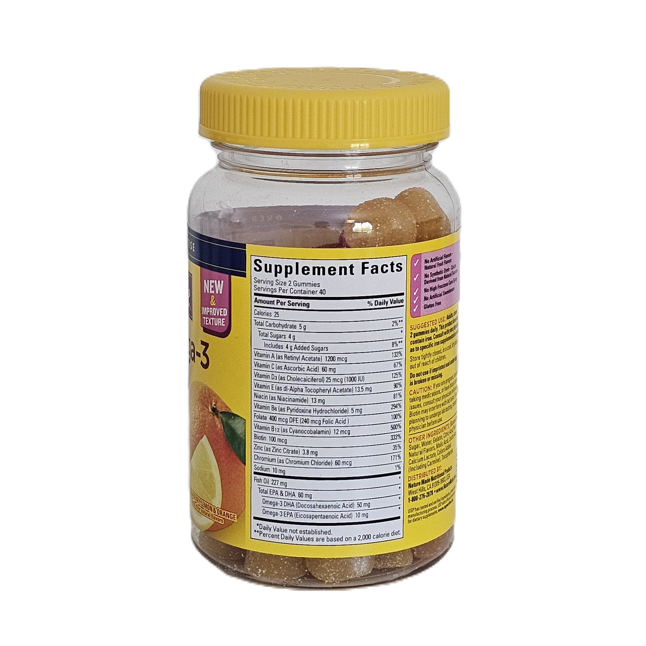 Nature Made Multivitamin + Omega-3 For Her 80 Gummies