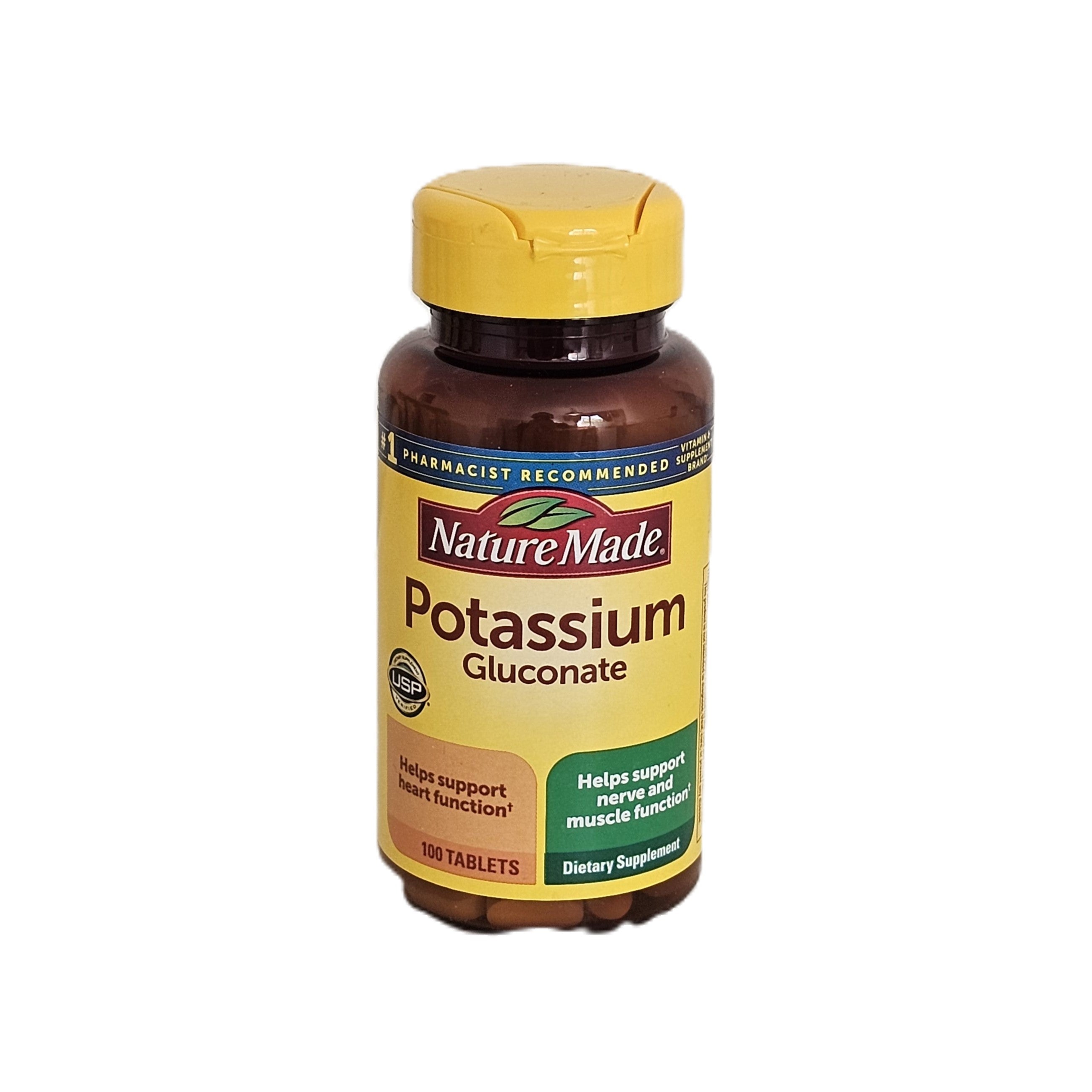 Nature Made Potassium Gluconate 100 Tablets