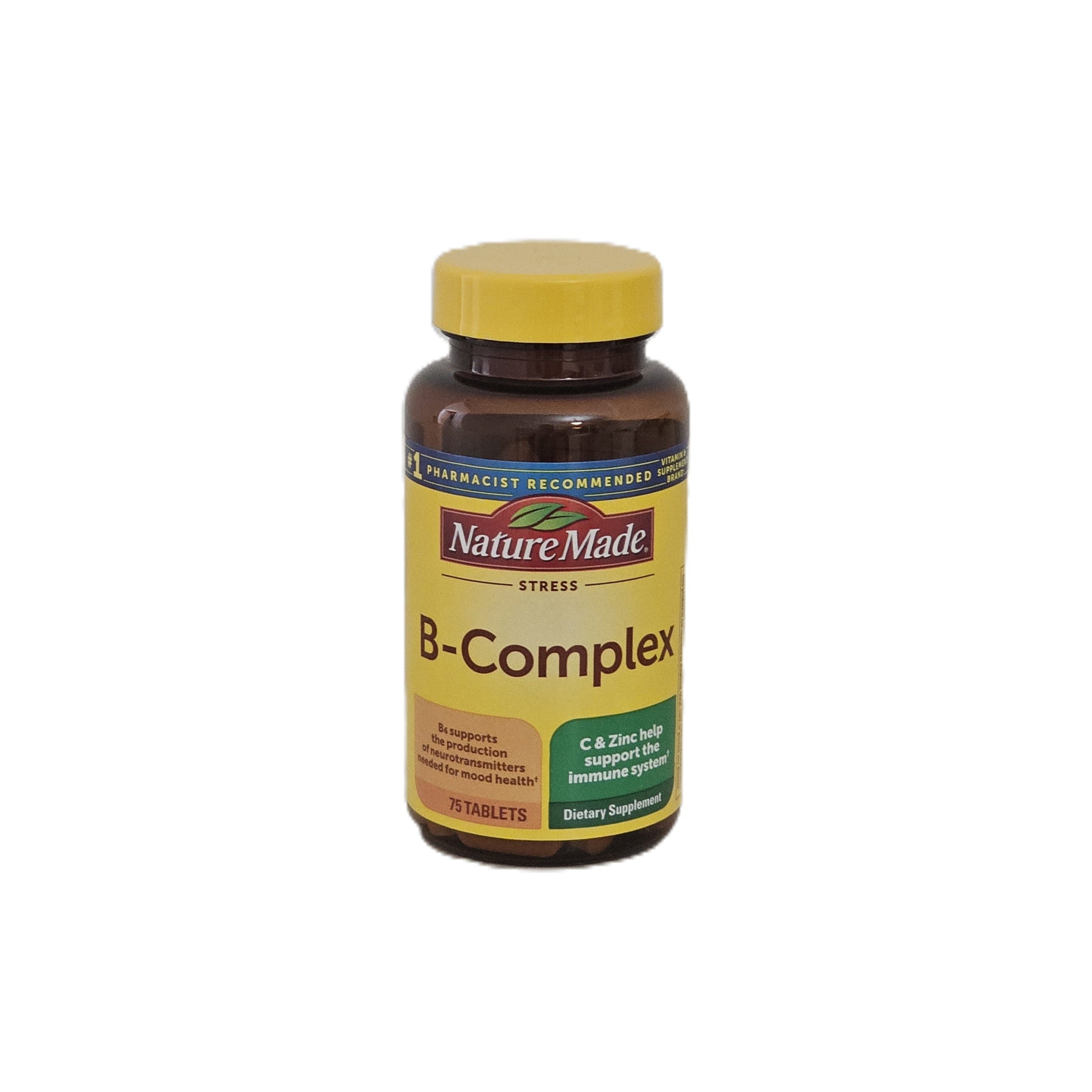 Nature Made Stress B-Complex + Vitamin C & Zinc 75 Tablets