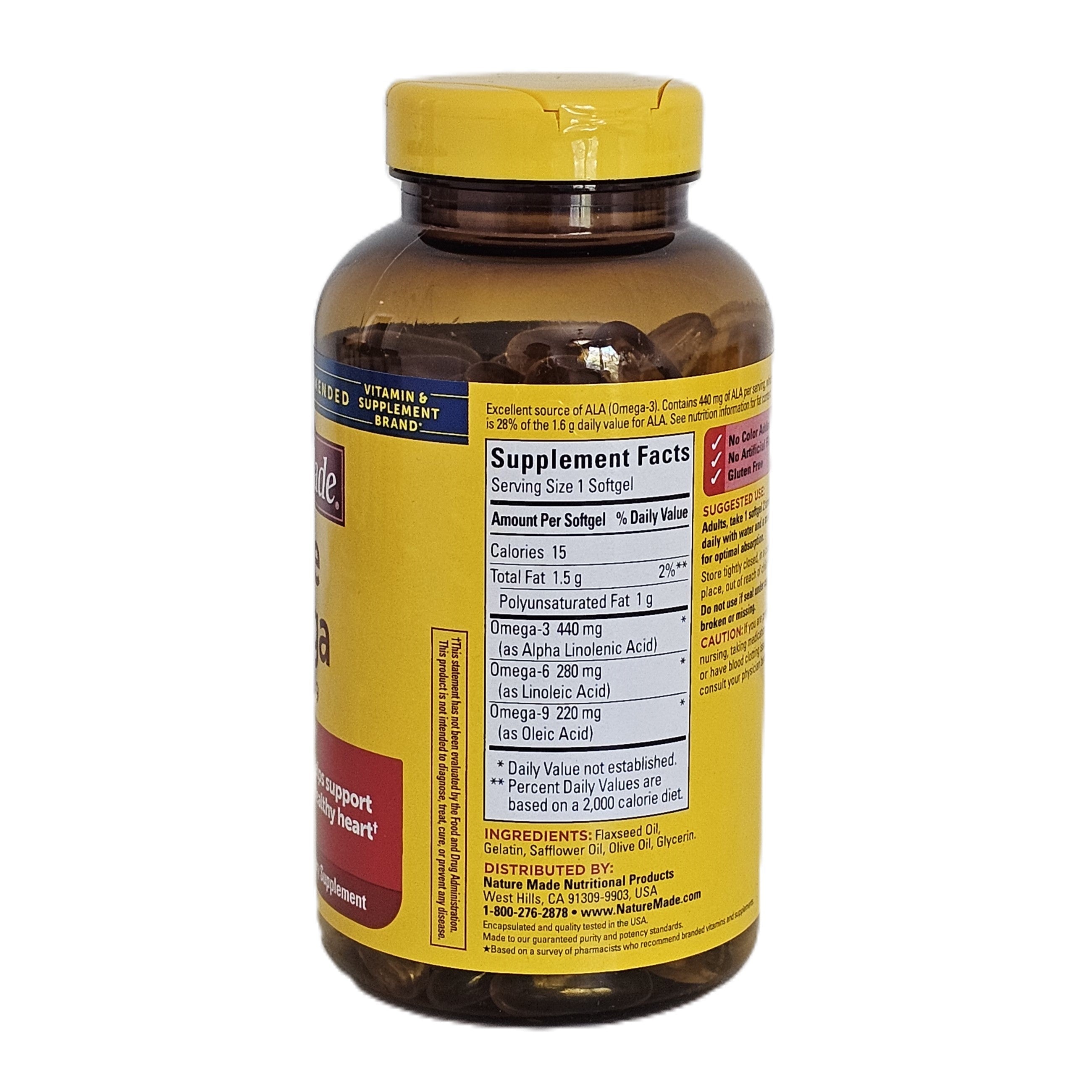 Nature Made Triple Omega 3-6-9 180 Softgels