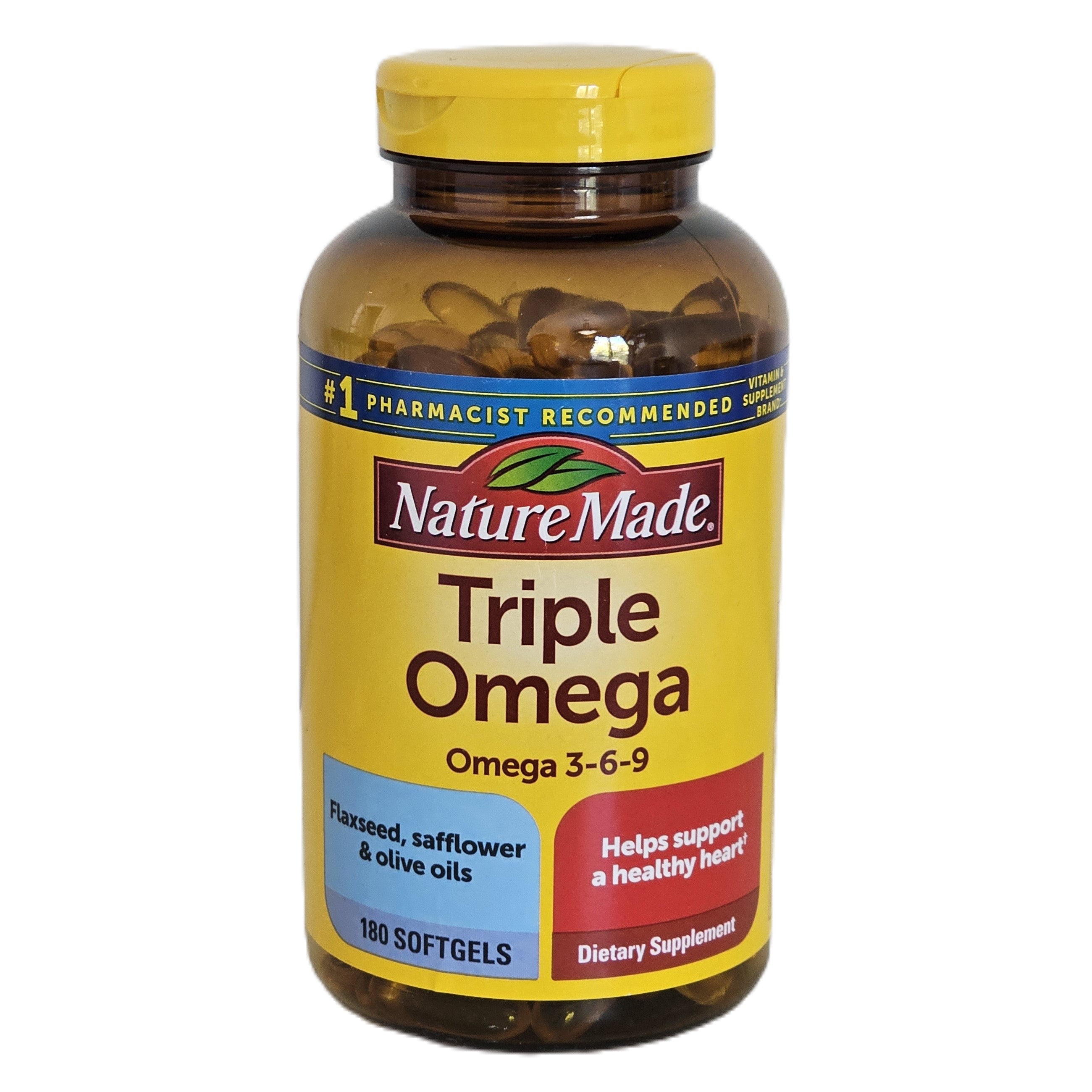 Nature Made Triple Omega 3-6-9 180 Softgels