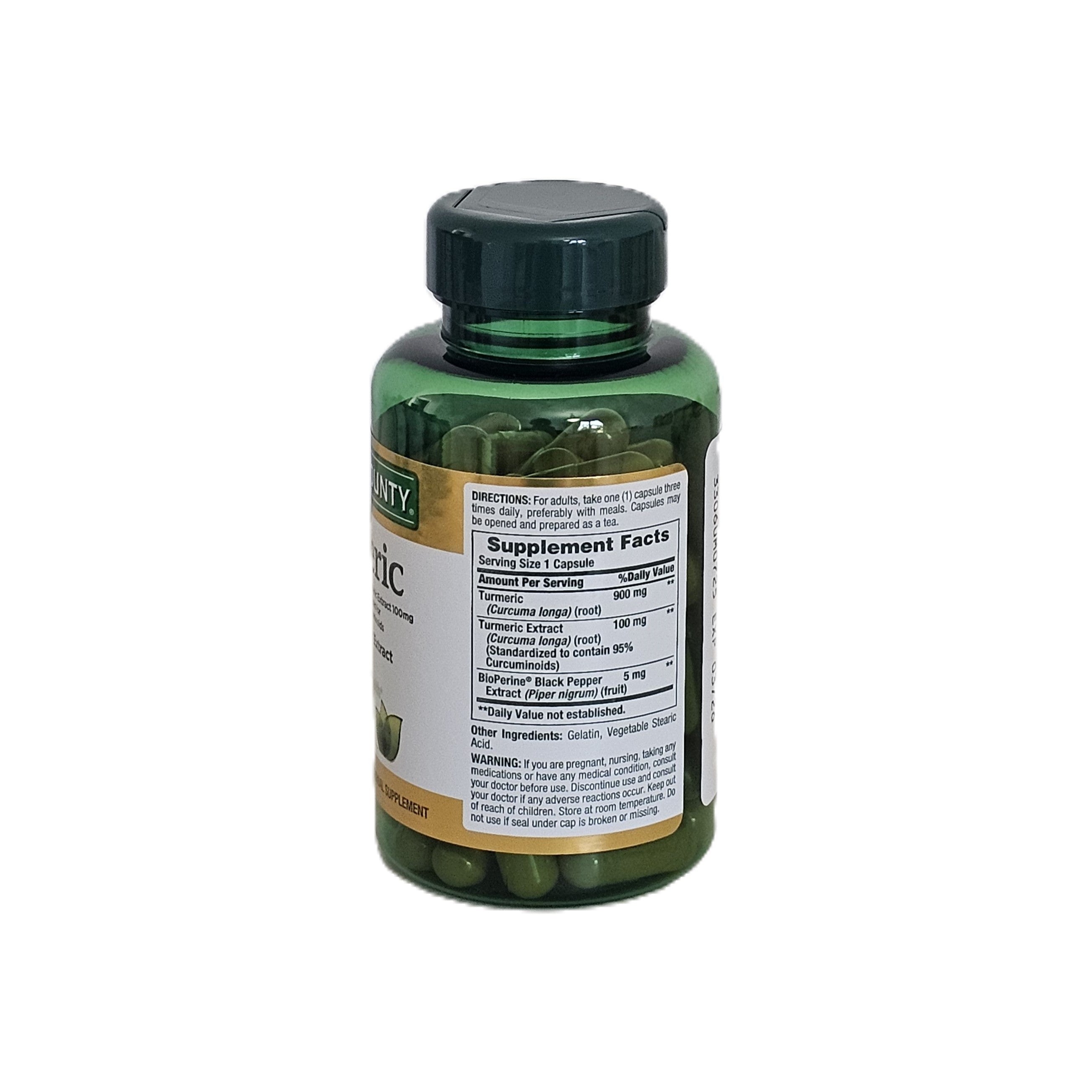 Nature's Bounty Turmeric 1000 mg 60 Capsules