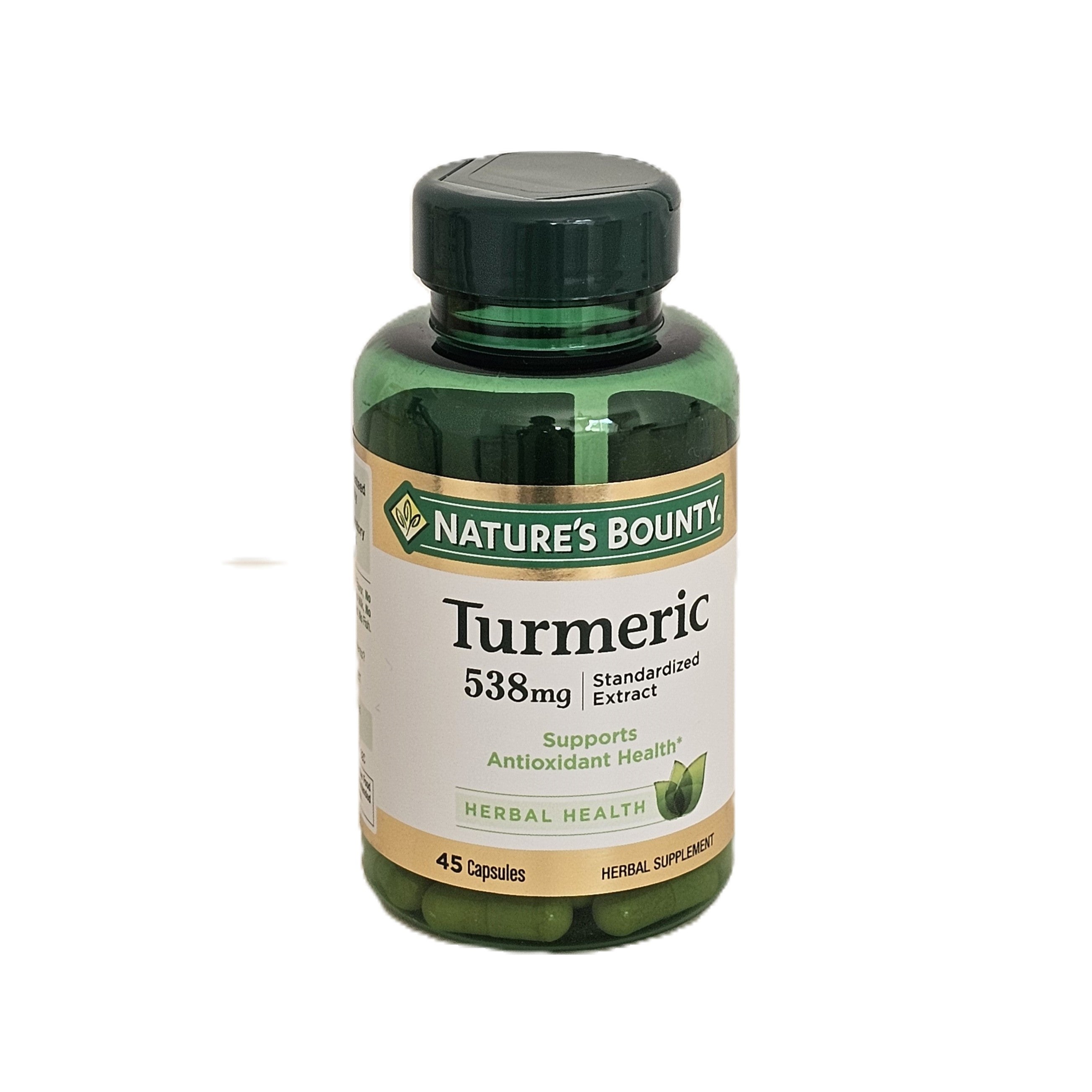 Nature's Bounty Turmeric 538 mg 45 Capsules
