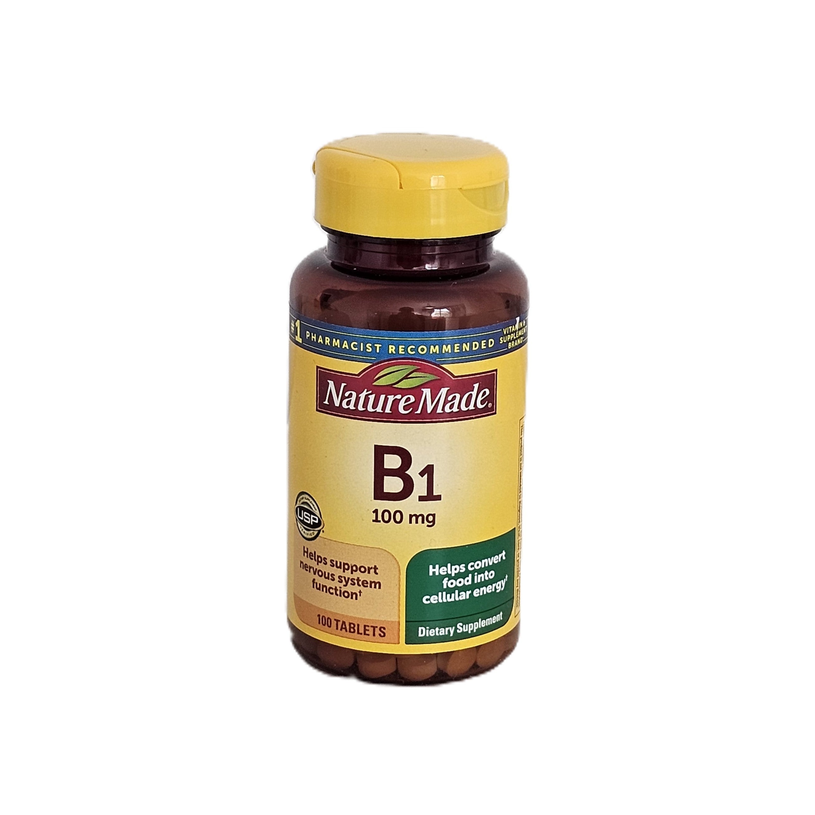 Nature Made Vitamin B1 100 mg 100 Tablets