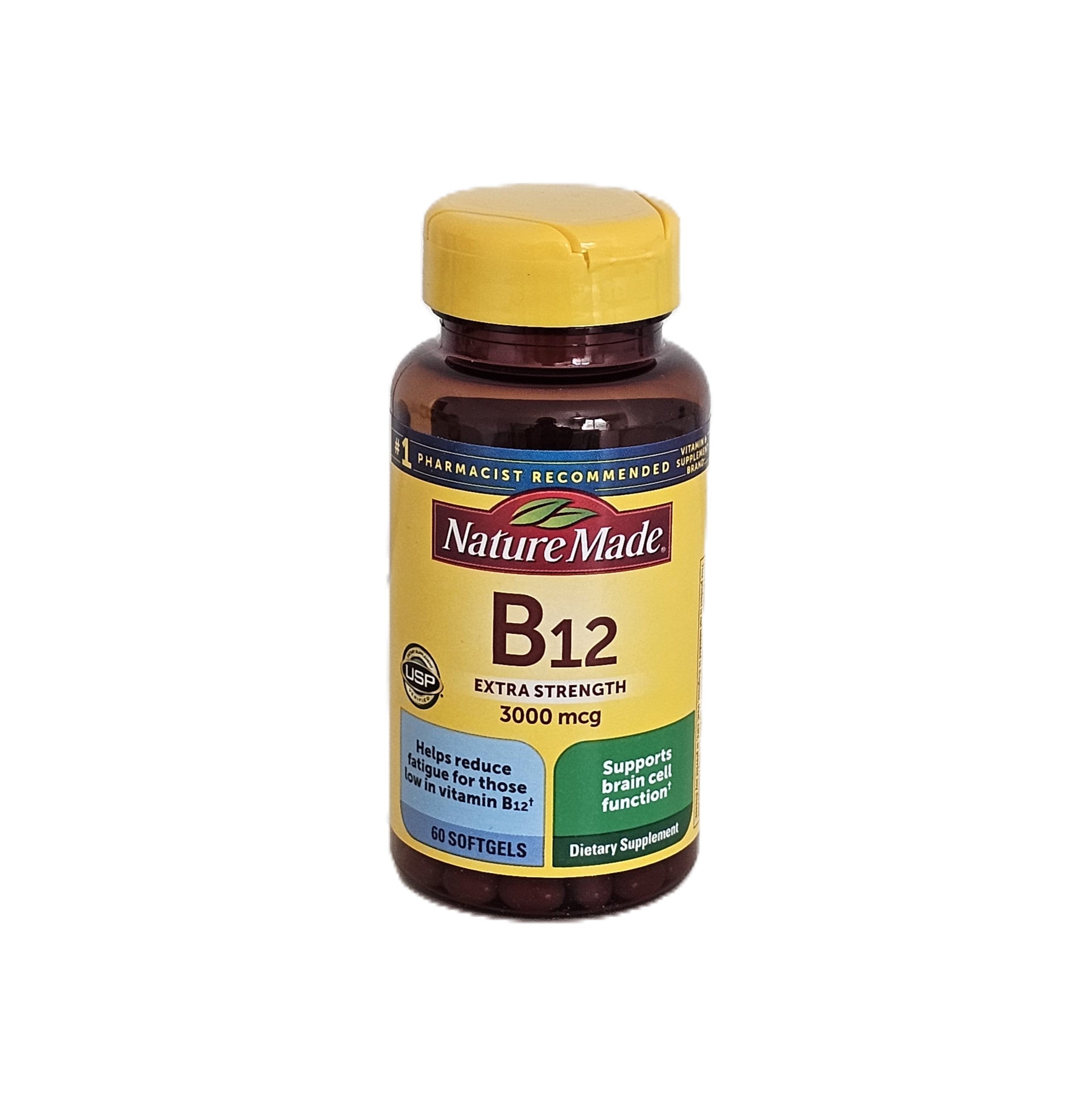 Nature Made Vitamin B12 3000 mcg Extra Strength 60 Softgels