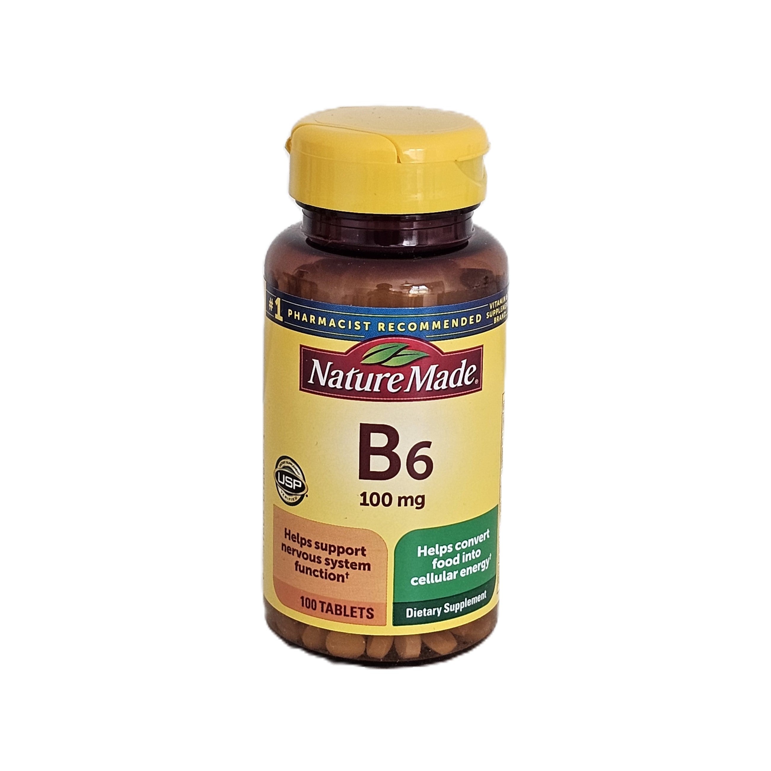 Nature Made Vitamin B6 100 mg 100 Tablets