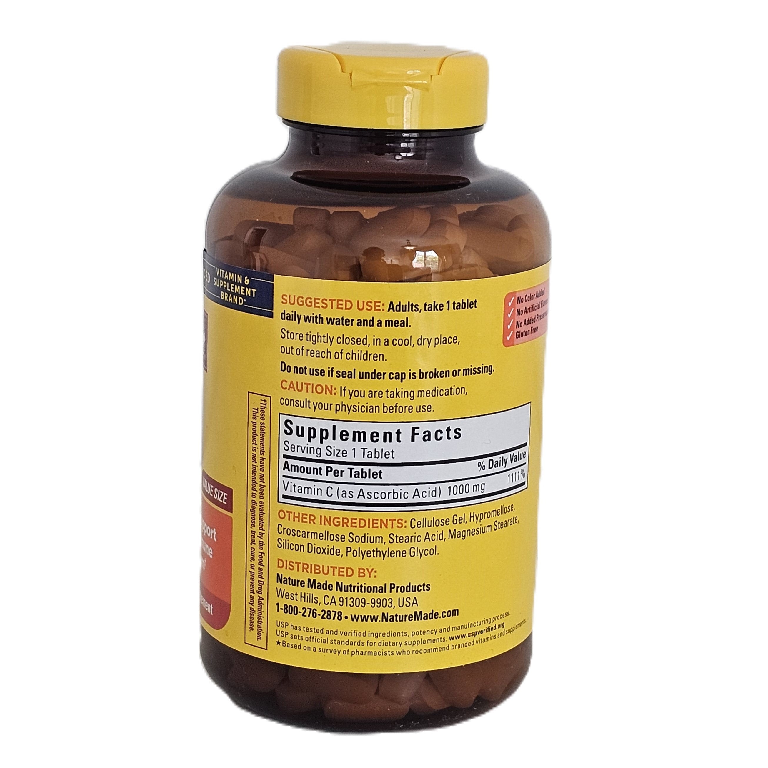 Nature Made Vitamin C 1000 mg Extra Strength 300 Tablets