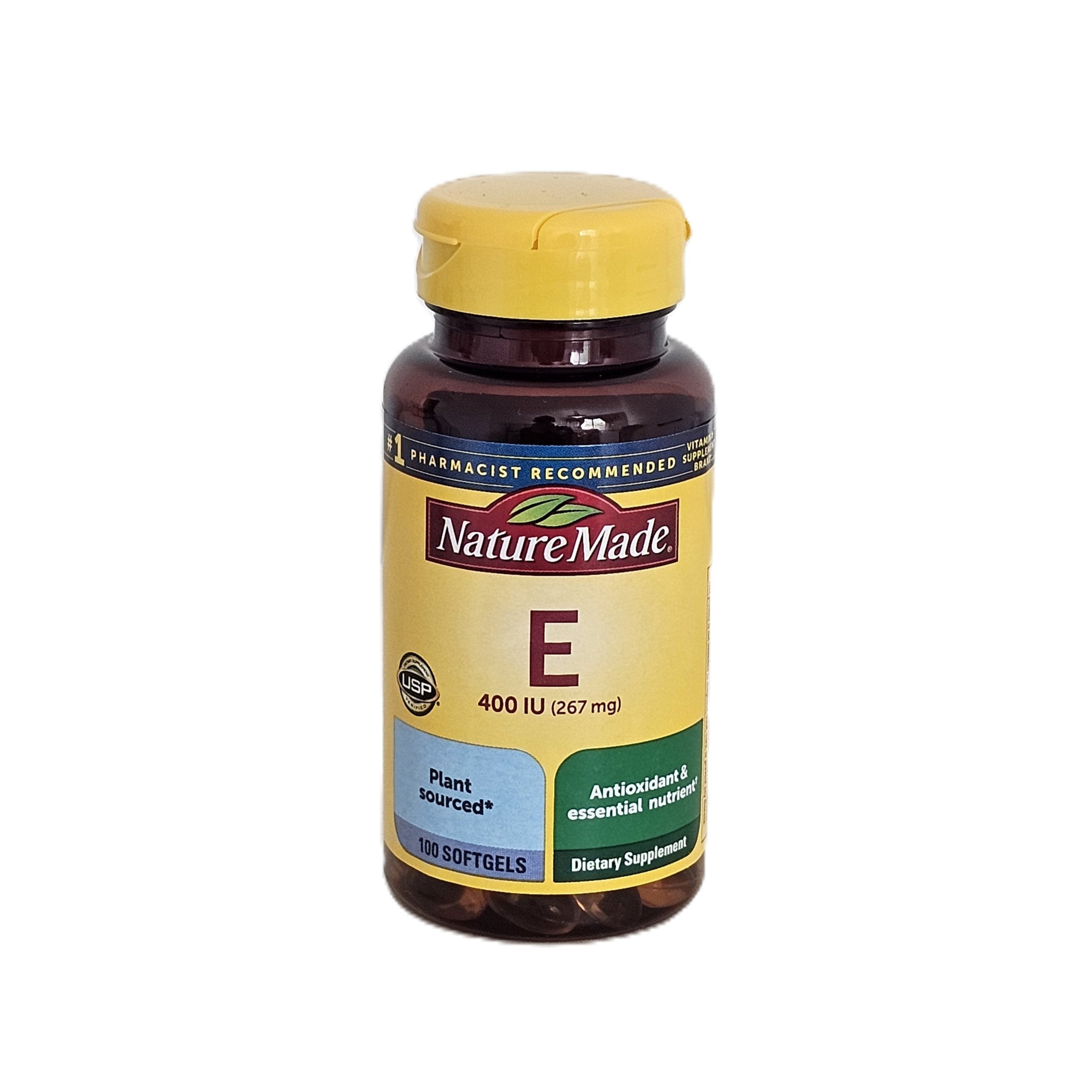 Nature Made Vitamin E 400 IU (267 mg) 100 Softgels