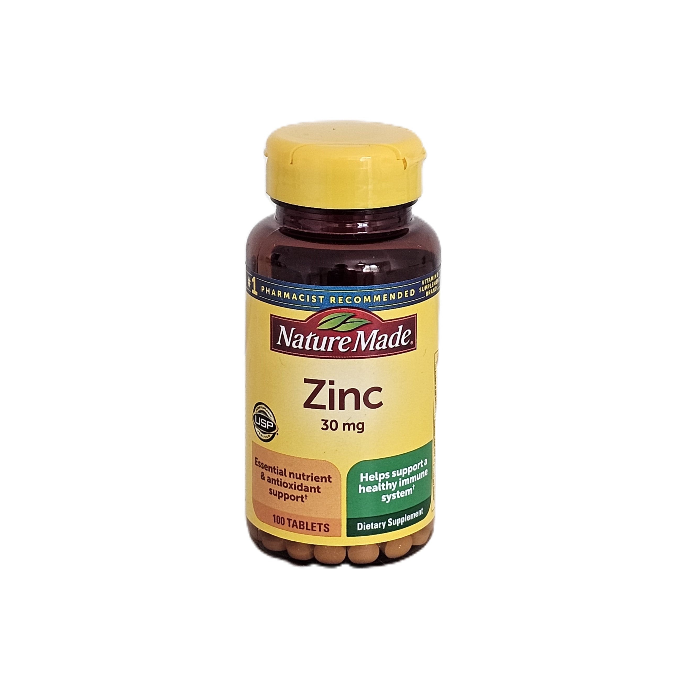 Nature Made Zinc 30 mg 100 Tablets